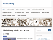 Tablet Screenshot of filmbobbery.com